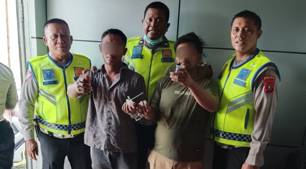Tilang Truk Angkut Batu Bata, Polantas Polda Sumut Malah Temukan Bong