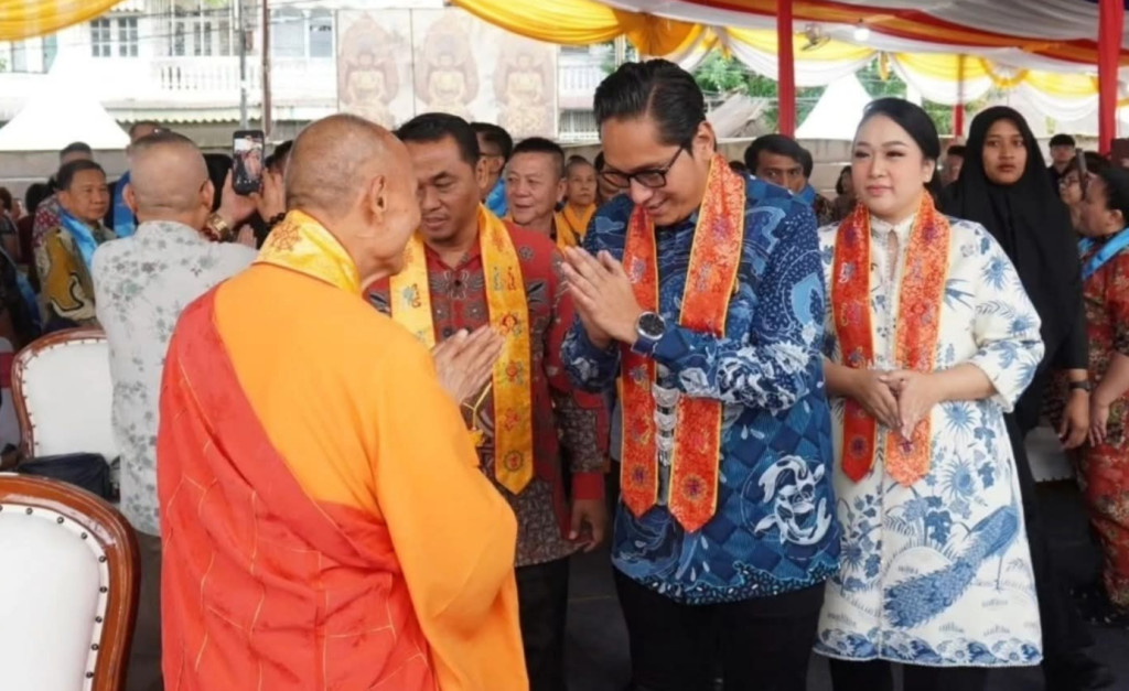 Apresiasi Pembangunan Vihara Bhoga Prajna Amplas, Rico Waas: Kita Harus Saling Menguatkan