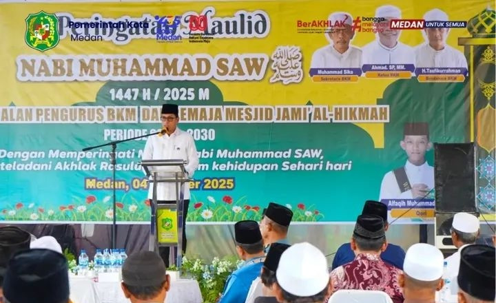 Peringatan Maulid, Rico Waas Ajak Teladani Akhlak Nabi Muhammad SAW