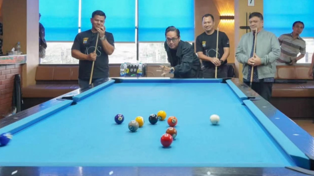 Buka Kapolrestabes Medan Cup Biliar, Roco Waas Dorong Semangat dan Sportivitas Pemuda