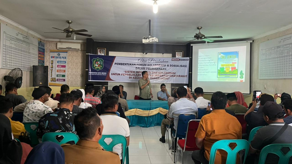 Respons Sampah Padat Penduduk, Medan Denai Luncurkan Sistem Kolaborasi Digital dan Call Center WhatsApp
