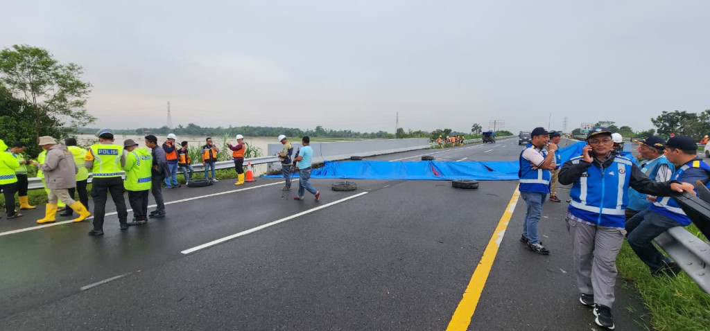 Tol MKTT Amblas, Jasamarga Alihkan Sementara di Km 41+600 Arah Medan