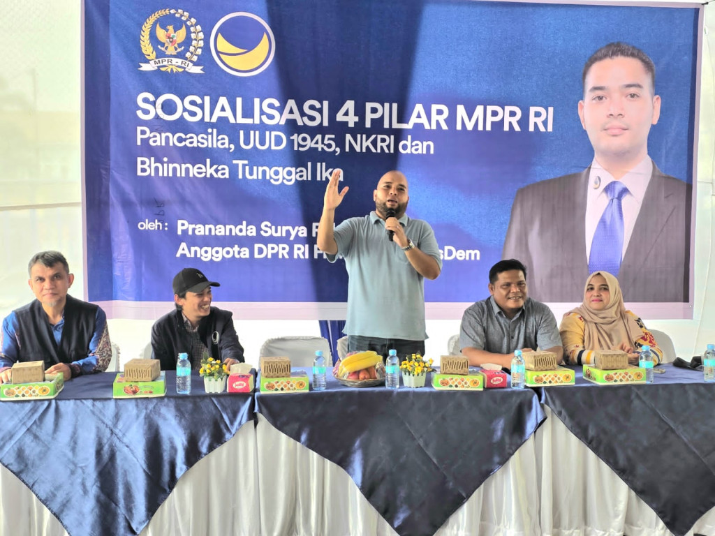 Perkuat Karakter Generasi Muda, Prananda Surya Paloh Sosialisasikan 4 Pilar dan Wawasan Kebangsaan di SMAS AL Manar