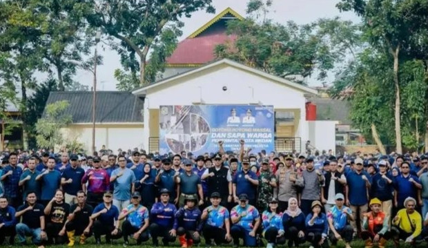 Pertama Digelar Serentak, 3.000 Personel dari 21 Kecamatan Gotong Royong Raya di Helvetia