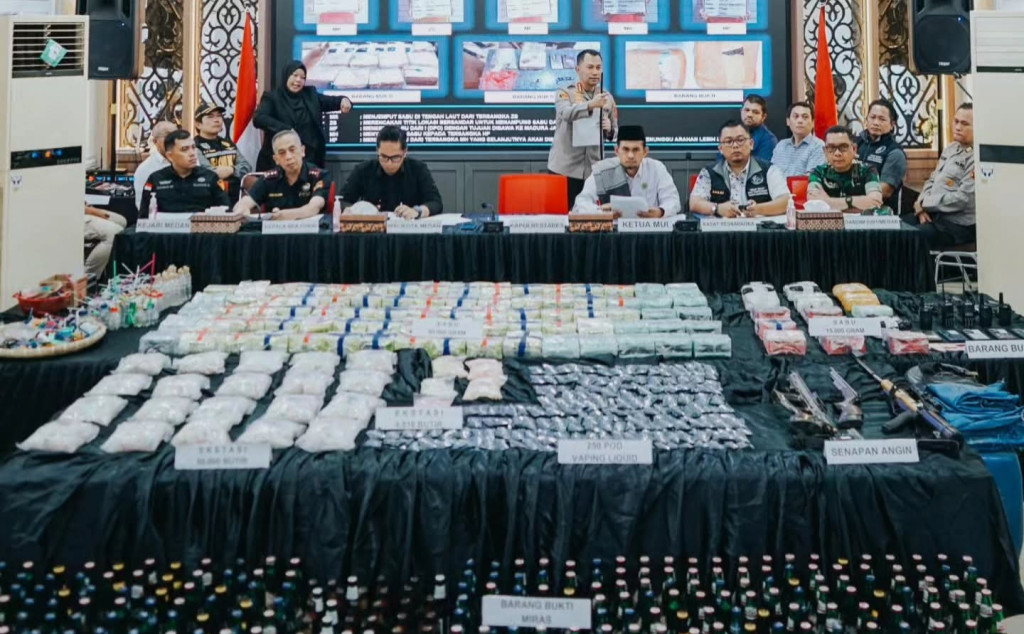 Apresiasi Pemberantasan Narkoba Polrestabes Medan, Rico Waas Terkejut dengan Barang Ini