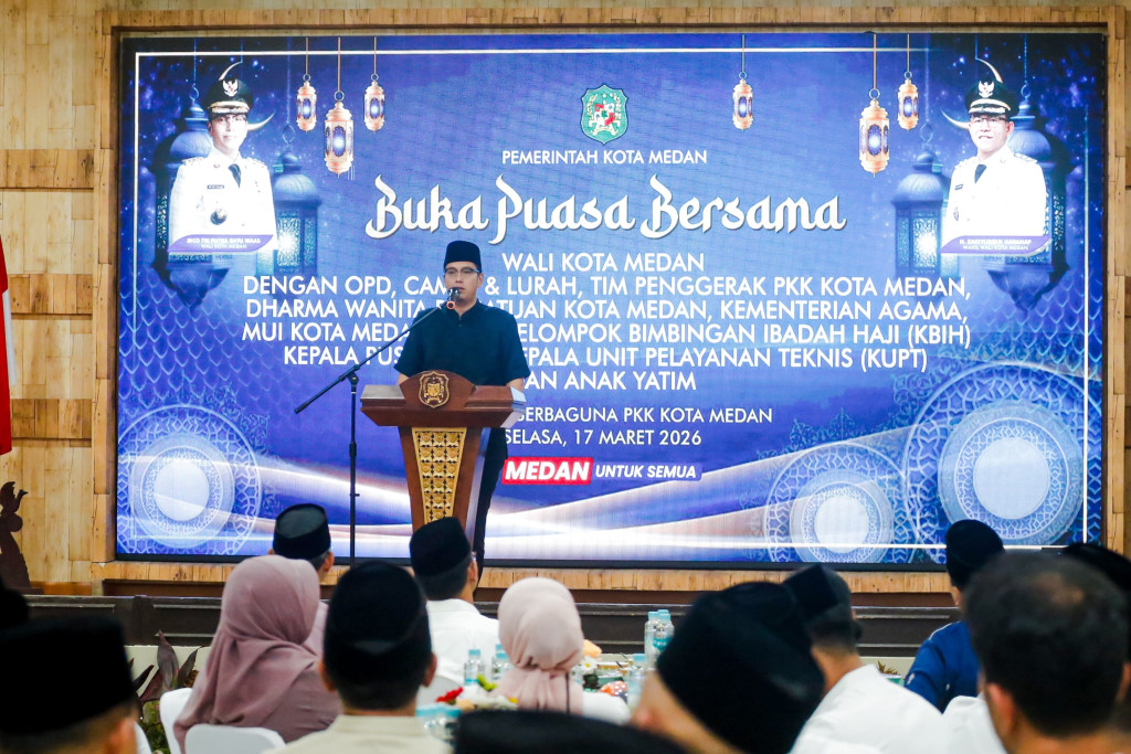 Buka Puasa Bersama Pemko Medan di Penghujung Ramadan, Rico Waas Tekankan Soliditas dan Keikhlasan