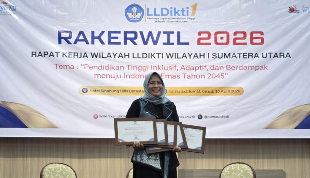 Membanggakan, STOK Bina Guna Raih 5 Penghargaan LLDIKTI Wilayah 1 Sumut, Liliana: Bukti Komitmen dan Kolaborasi