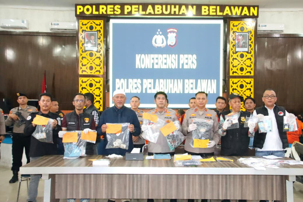 Polres Pelabuhan Belawan Ungkap 320 Kasus - Narkotika dan Kejahatan Jalanan Mendominasi