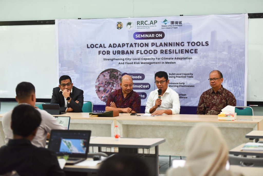 Hadapi Resiko Banjir di Medan, USU - AIT dan Jepang Siapkan Rekomendasi Kajian Akademik