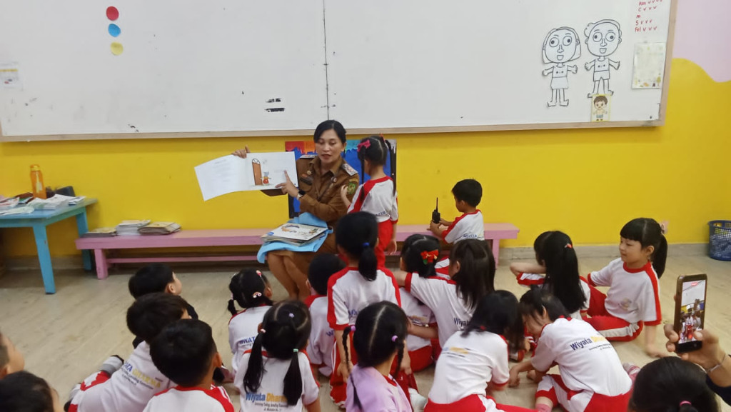 Tingkatkan Budaya Literasi, Kelurahan Pandau Hulu 1 Gencarkan 'Dongeng' Anak Usia Dini
