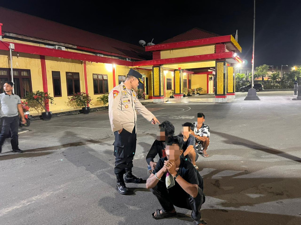 4 Pelaku Pungli Viral Sicanang Ditangkap Polres Pelabuhan Belawan