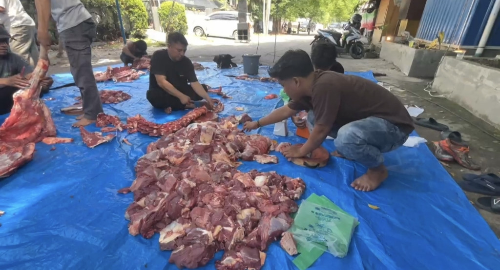 Forum Jurnalis Medan Sembelih 4 Hewan Kurban, Momentum Pererat Kebersamaan