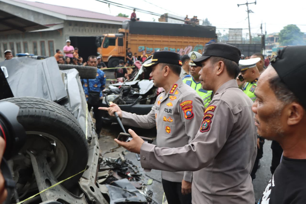 Ini Penyebab Tabrakan Maut Beruntun di Sibolangit, 4 Korban Wafat - 8 Terluka