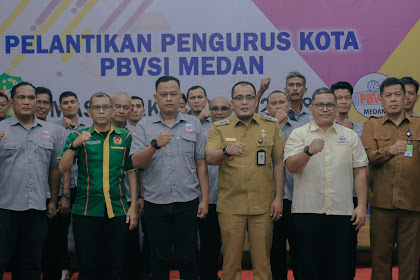 Plt Wali Kota Medan Berharap Pengurus PBVSI Dapat Menggeliatkan Olahraga Voli