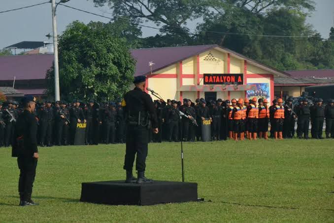 Jaga Kantibmas di Libur Panjang, Sat Brimob Polda Sumut Siagakan 486 Personel