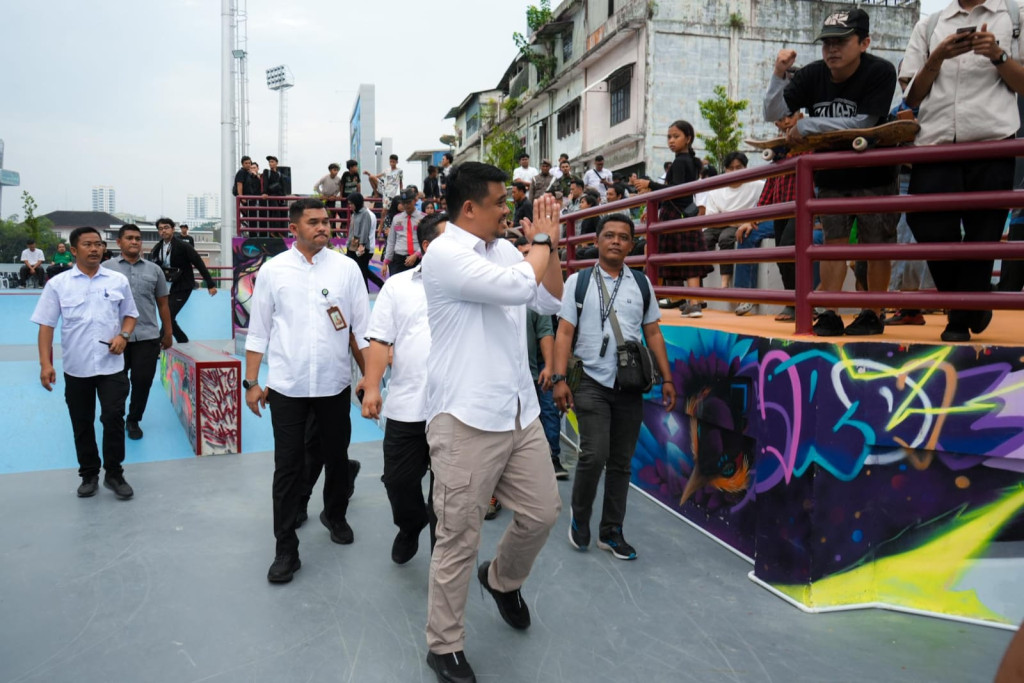 Grand Launching Urban Community Park Kebun Bunga, Bobby Nasution: Rawat dan Lahirkan SDM Olahraga Unggul
