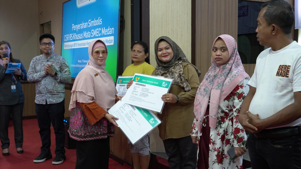 SMEC Medan Berikan Perlindungan BPJS Kesehatan pada 1.200 Warga